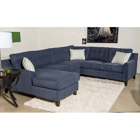 Contermporary 3 Piece Sectional Sofa